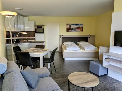 Ein Bett oder Betten in einem Zimmer der Unterkunft Lord Nelson 318