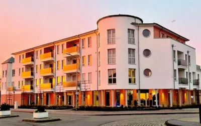 Das Gebäude in dem sich die Ferienwohnung befindet