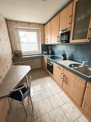 Küche/Küchenzeile in der Unterkunft Seaside Döse Appartement - Free Parking & WiFi