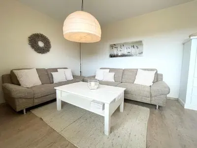 Ein Sitzbereich in der Unterkunft Apartmenthaus Frauenpreiss FeWo 308