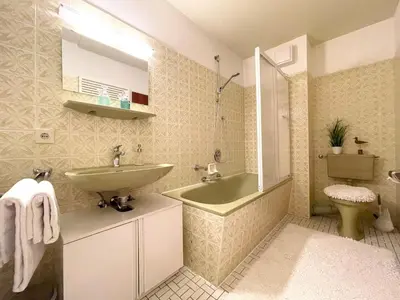 Ein Badezimmer in der Unterkunft Apartmenthaus Frauenpreiss FeWo 308