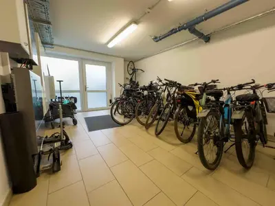Radfahren an der Unterkunft Elegantes Apartment Ankerplatz Duhnen oder in der Nähe