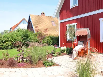 Ein Garten an der Unterkunft Hus Hinrichsen