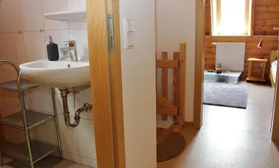 Ein Bett oder Betten in einem Zimmer der Unterkunft Ferienhaus Juna am Nordseedeich