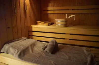 Ein Bett oder Betten in einem Zimmer der Unterkunft Penthouse de Hester