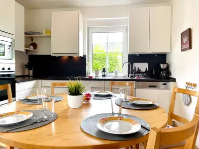 Küche/Küchenzeile in der Unterkunft Villa Seestern