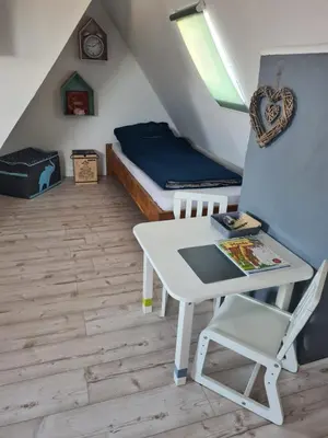 Ein Bett oder Betten in einem Zimmer der Unterkunft Ferienwohnung Schnelzer