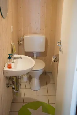 Ein Badezimmer in der Unterkunft Ferienhaus Ausmina