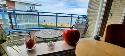 Ein Balkon oder eine Terrasse in der Unterkunft Haus Seehütte 208