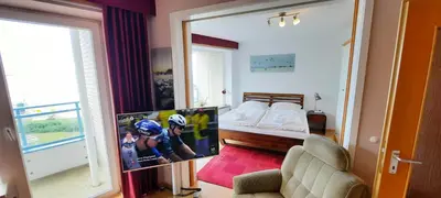 Ein Bett oder Betten in einem Zimmer der Unterkunft Haus Seehütte 208