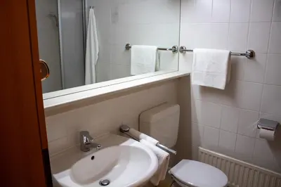 Ein Badezimmer in der Unterkunft Appartement Achtern Diek 2-23