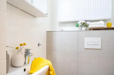Ein Badezimmer in der Unterkunft Appartement 