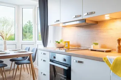 Küche/Küchenzeile in der Unterkunft Appartement 