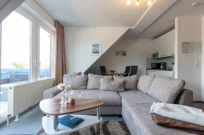Ein Sitzbereich in der Unterkunft Appartement 