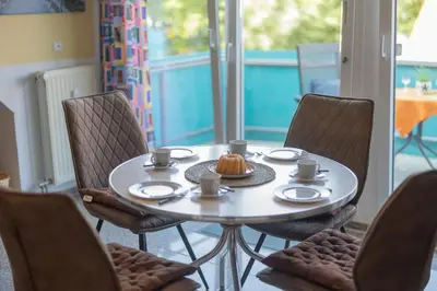 Der Swimmingpool an oder in der Nähe von Appartement Sieltrift 33-32