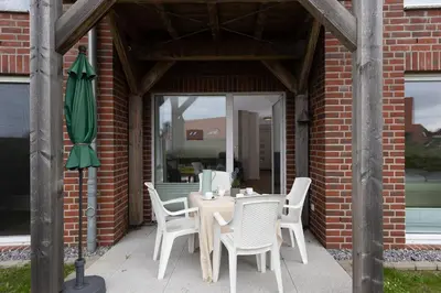 Das Gebäude in dem sich die Ferienwohnung befindet
