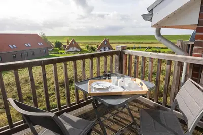 Ein Balkon oder eine Terrasse in der Unterkunft Ferienwohnung Lilli Marleen 9-3-3 DG