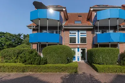 Das Gebäude in dem sich die Ferienwohnung befindet