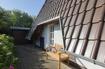 Ein Garten an der Unterkunft Ferienhaus 