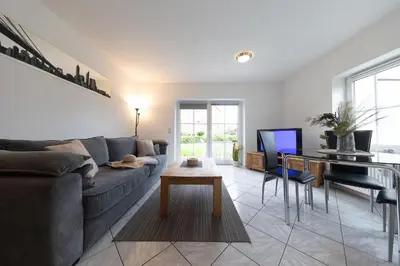 TV/Unterhaltungsangebot in der Unterkunft Appartement Kiebitzstieg 22 Wohnung 8