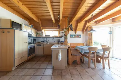 Küche/Küchenzeile in der Unterkunft Ferienhaus 