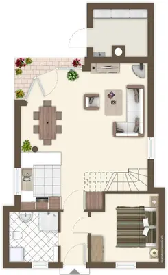 Grundriss der Unterkunft Ferienhaus Hans Albers 09