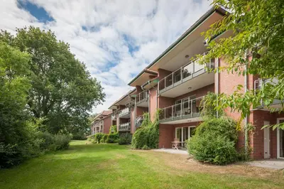 Das Gebäude in dem sich die Ferienwohnung befindet