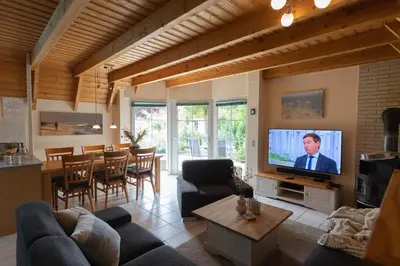 TV/Unterhaltungsangebot in der Unterkunft Ferienhaus 