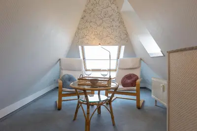 Ein Sitzbereich in der Unterkunft Appartement 