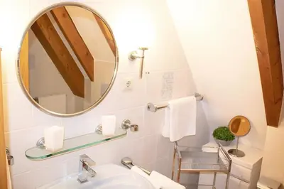 Ein Badezimmer in der Unterkunft Appartement Achtern Diek 2-30
