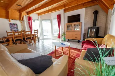 TV/Unterhaltungsangebot in der Unterkunft Ferienhaus Wittsand 30