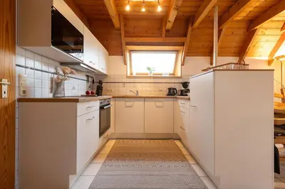 Küche/Küchenzeile in der Unterkunft Ferienhaus Wittsand 30