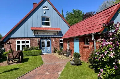 Ein Garten an der Unterkunft Ferienhaus Hans Albers 16