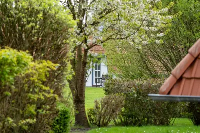 Ein Garten an der Unterkunft Ferienwohnung Lilli Marleen 7-14