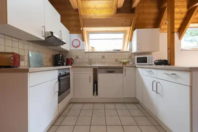 Küche/Küchenzeile in der Unterkunft Ferienhaus Vogelsand 06