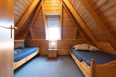 Ein Bett oder Betten in einem Zimmer der Unterkunft Ferienhaus Lale Andersen 26