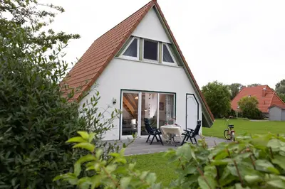 Ein Garten an der Unterkunft Ferienhaus 