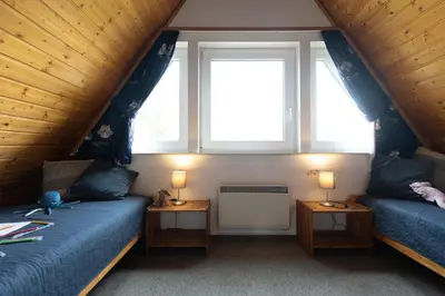 Ein Sitzbereich in der Unterkunft Ferienhaus 