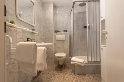 Ein Badezimmer in der Unterkunft Appartement Sieltrift 33-09