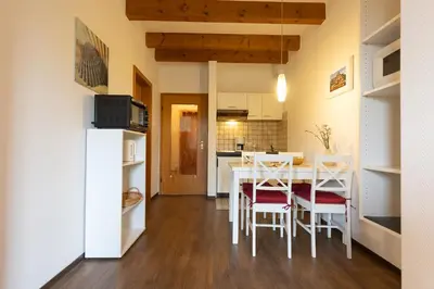 Küche/Küchenzeile in der Unterkunft Appartement Achtern Diek 2-29