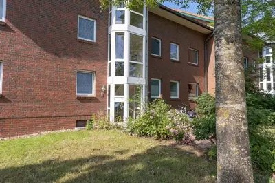 Ein Garten an der Unterkunft Ferienwohnung 