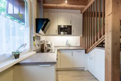 Küche/Küchenzeile in der Unterkunft Ferienhaus Knechtsand 20