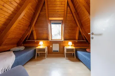 Ein Sitzbereich in der Unterkunft Ferienhaus 