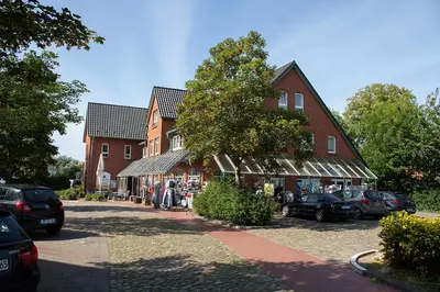 Das Gebäude in dem sich die Ferienwohnung befindet