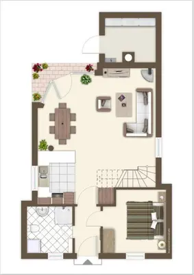 Grundriss der Unterkunft Ferienhaus Nordertill 11