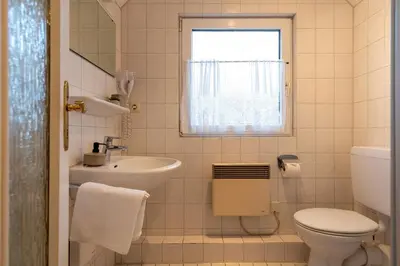 Ein Badezimmer in der Unterkunft Ferienhaus 