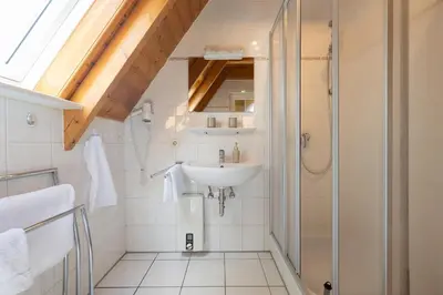 Ein Badezimmer in der Unterkunft Ferienhaus Westertill 03