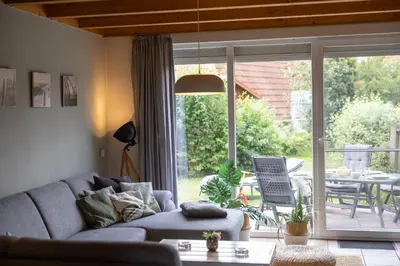 Ein Sitzbereich in der Unterkunft Ferienhaus 