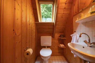 Ein Badezimmer in der Unterkunft Ferienhaus Wittsand 12