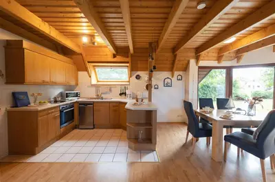 Küche/Küchenzeile in der Unterkunft Ferienhaus 